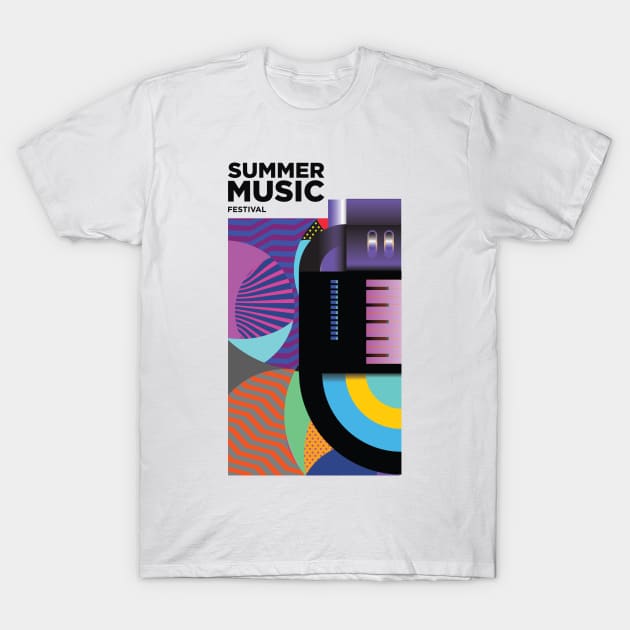 Summer Music Festival T-Shirt by Music Lover